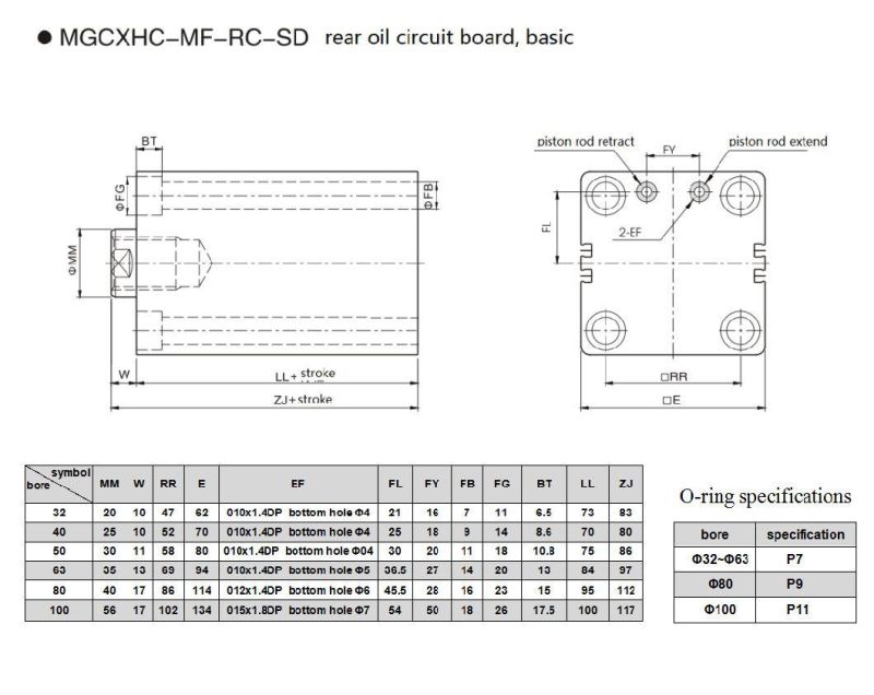 Jufan Inductive Compact Cylinder -Mgcxhc