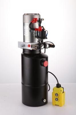 DC12V Double Acting Cylinder 2.5cc Pump 7liter Steel Tank Mini Hydraulic Power Pack Unit System