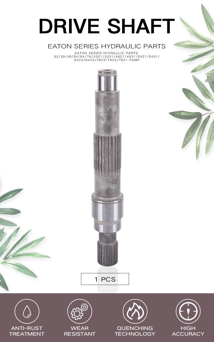 33/39/46/54/64/76/3321/3331/4621/4631/5421/5431/5423/6423/7620/7621 Hydraulic Piston Pump Parts Repair Kits - Drive Shaft with Eaton Vickers Spare