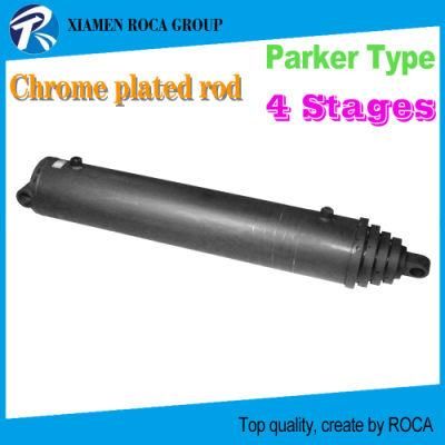 Parker Type S53DC-11-104 Single Acting Replace Telescopic Dump Truck Hoist Hydraulic Cylinder