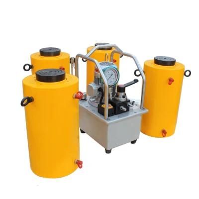 100 ton hydraulic jack double acting hydraulic cylinder