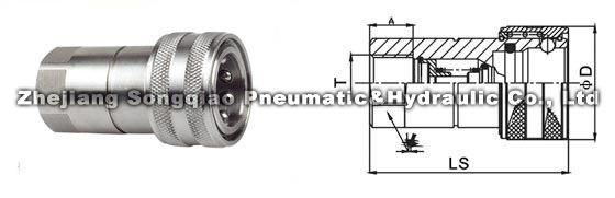 Lsq-S2-Ss Close Type Hydraulic Quick Coupling (STAINLESS STEEL 316)