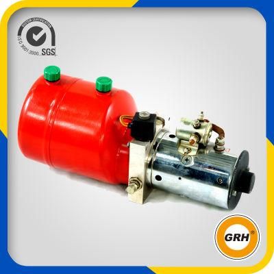 DC 12V Hydraulic Power Unit Horizontal Double Acting Mini Electric Mobile Power Pack Dump Trailer