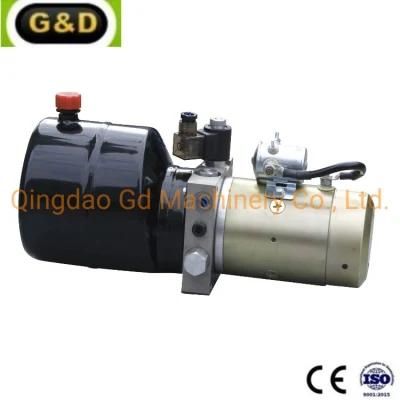 AC Hydraulic Power Unit for Mobile Table Lift 12V DC 0.8 Manufacturer Steel or Plastic Tank