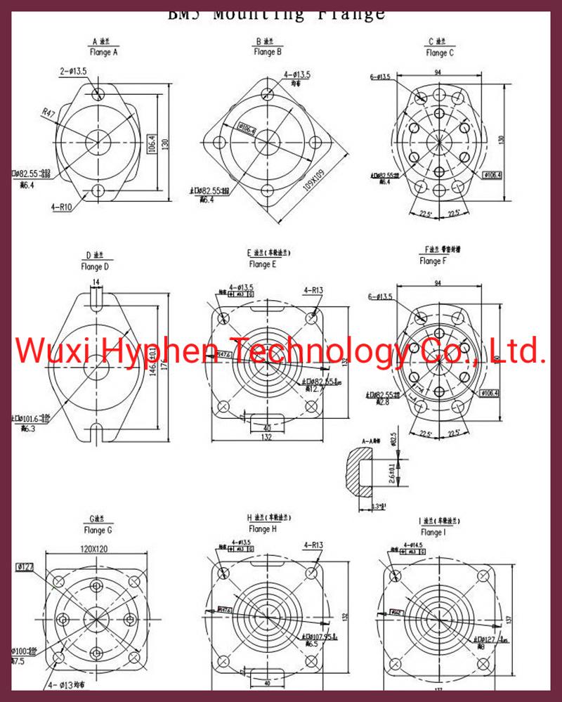 Hydraulic Motor Orbital 75L/Min 80-500 Cc (BM5)