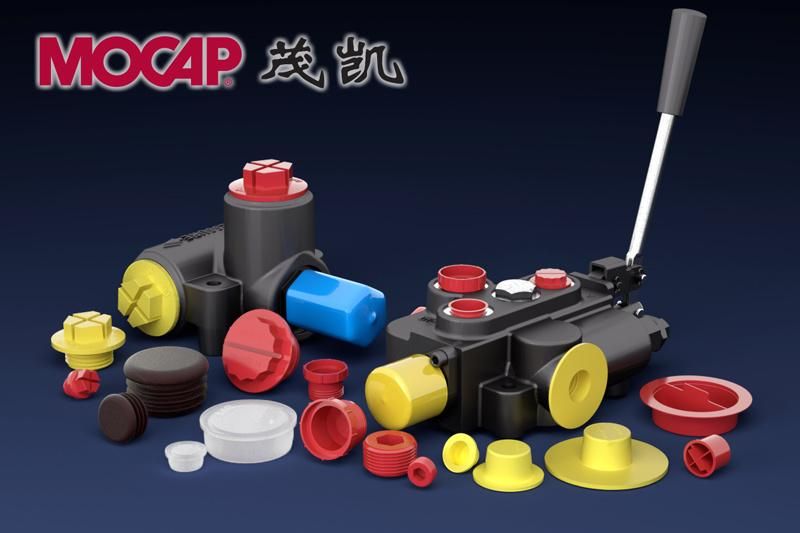 Mocap Screw Fittings Cover Threaded Plastic Plugs for Flared Jic Fittings (FJP)