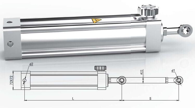 Adjustable Bidirectional Damping Hydraulic Cylinder for Fitness Equipment