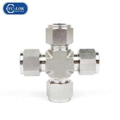 Yc-UC Stainless Steel Union Cross Hydraulic Tube Fittings