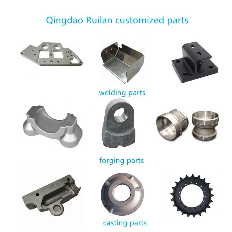 Qingdao Ruilan Provide Double Action Welding Clevis Hydraulic Cylinder with Valve Manifold