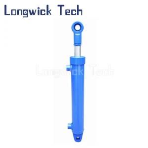 Blue Painting Eye-Eye Hydraulic Jack Oil Lifting RAM Cylinder with Piston