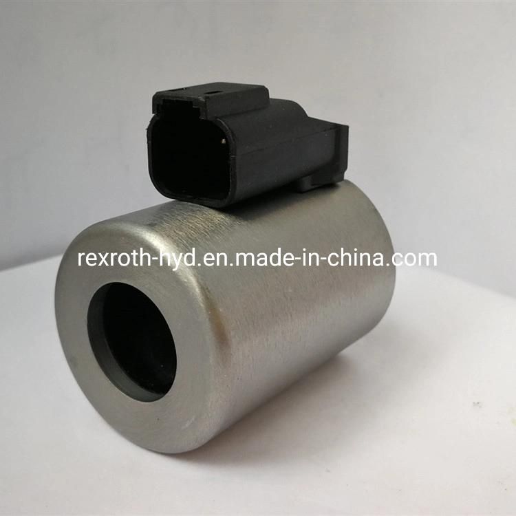 Rock Drill Rotary Drilling Power Head Coil Solenoid Valve Coil Hydraulic Valve Coil 24V 2 Hole Solenoid Rexroth 200 Variable Motor