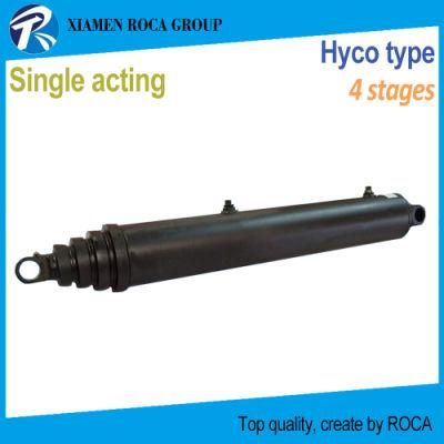 Hyco Type 4 Stages 40101-934-260t Telescopic Replacement Dump Truck Hoist Hydraulic Cylinder