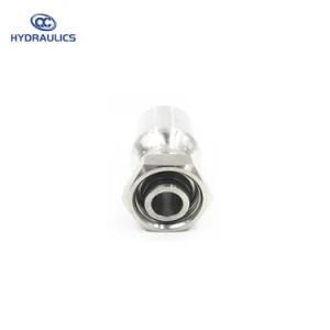 Stainless Steel Female Metric 24 Degree with O-Ring Swivel Hose Connector