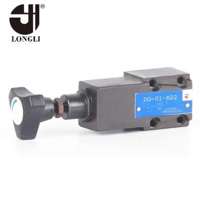 DG DT-01 hydraulic Yuken pressure relief adjustable pilot operated valve