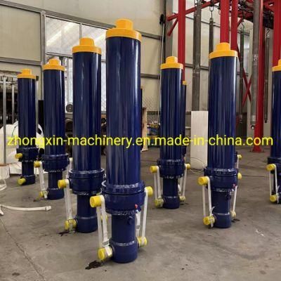 Single Acting Hydraulic Telescopic Cylinder for Dump Trailer