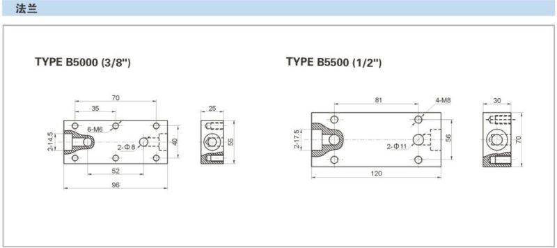 Mobile Hydraulic Valves Double Pilot Operated Check Valves Flangeable