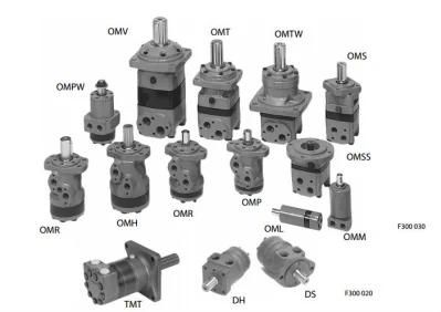 High Efficiency Excavator Replacement Spare Parts Drive Hydraulic Motor Omv Series