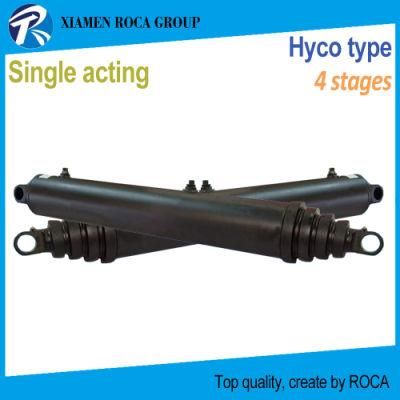 Hyco Type 4 Stages 40101-934-300t Single Acting Replacement Dump Truck Hoist Cylinder