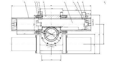 Qianglin Brand Rotary Actuator or Rotary Hydraulic Cylinder