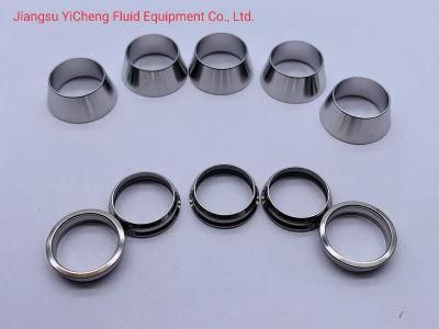 SS316 6000 Psi 3/8 Od Front and Back Tip Hardened Ferrule for Hydraulic Tube Fittings