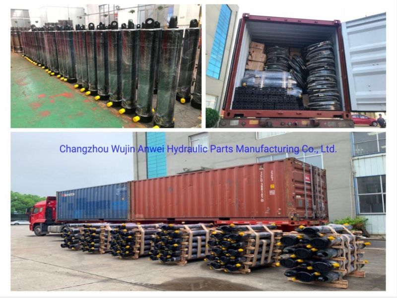 China Hydraulic Cylinder Manufacturers Custom Anweel Brand Dump Truck Hydraulic Cylinder for Dump Trucks