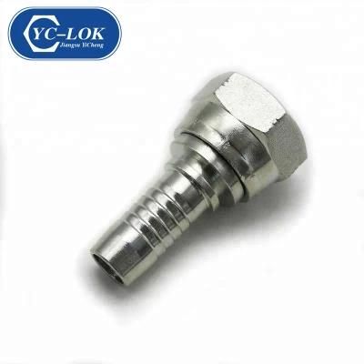 Steel Swaged Bsp Female Thread Forged Hydraulic Hose Fitting (22611)