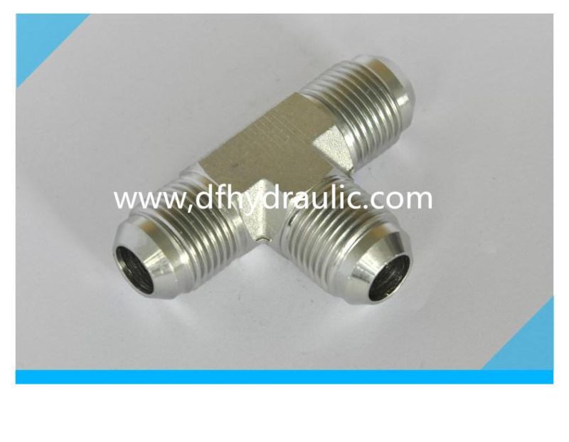 Steel Tee Ype Jic/NPT Male Thread Adapter