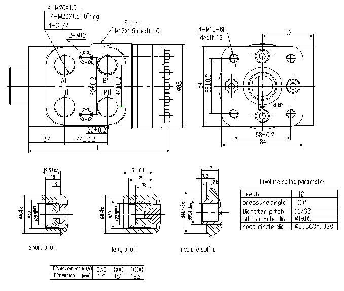 045 Flow Amplifying Series Hydraulic Power Steering Unit