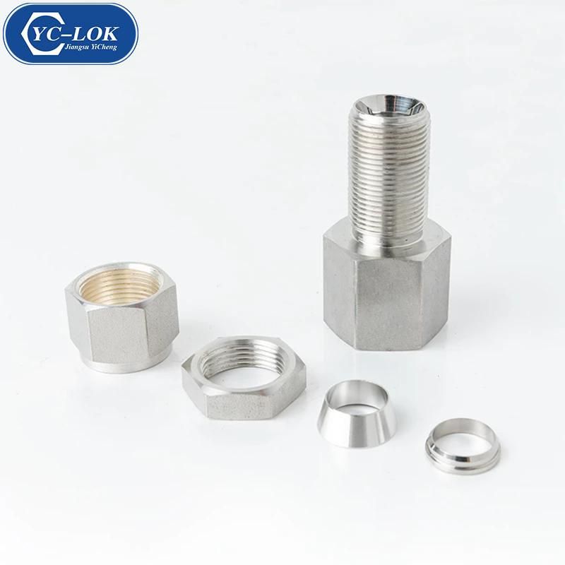 Yc-Bfc Bulkhead Female Hydraulic Tube Connector