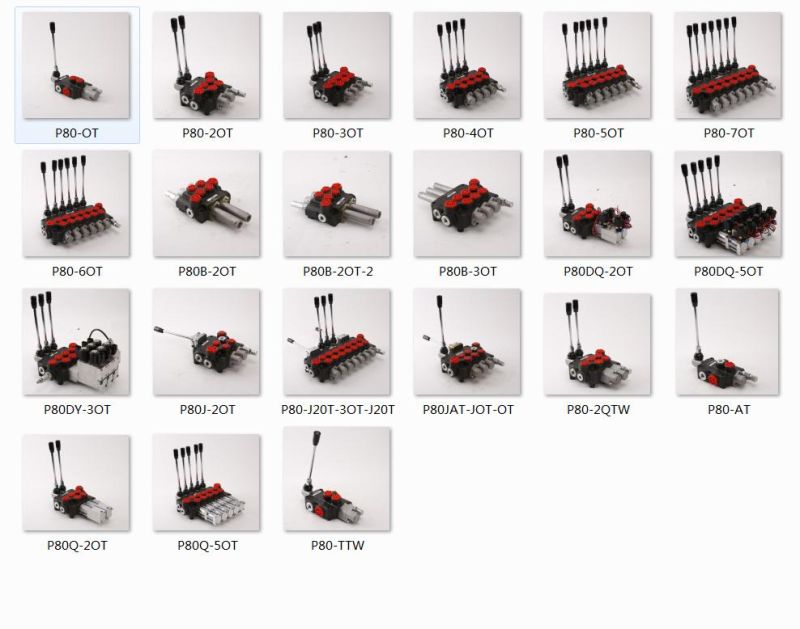High Pressure 350bar 20 Lpm Directional Control Valve 6 Spools