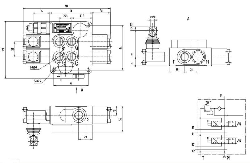 Monoblock Type Directional Floe Control Valve Zd5-L10e