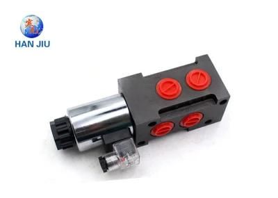 Svv90 Hydraulic Control Valve Solenoid 24V 90 Liters G3/4 1 Lever