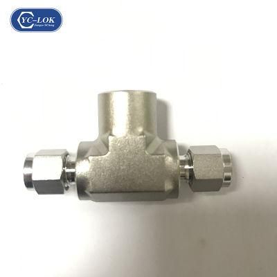 Yc-Fbt Female Branch Tee Tube Fittings with Double Ferrule