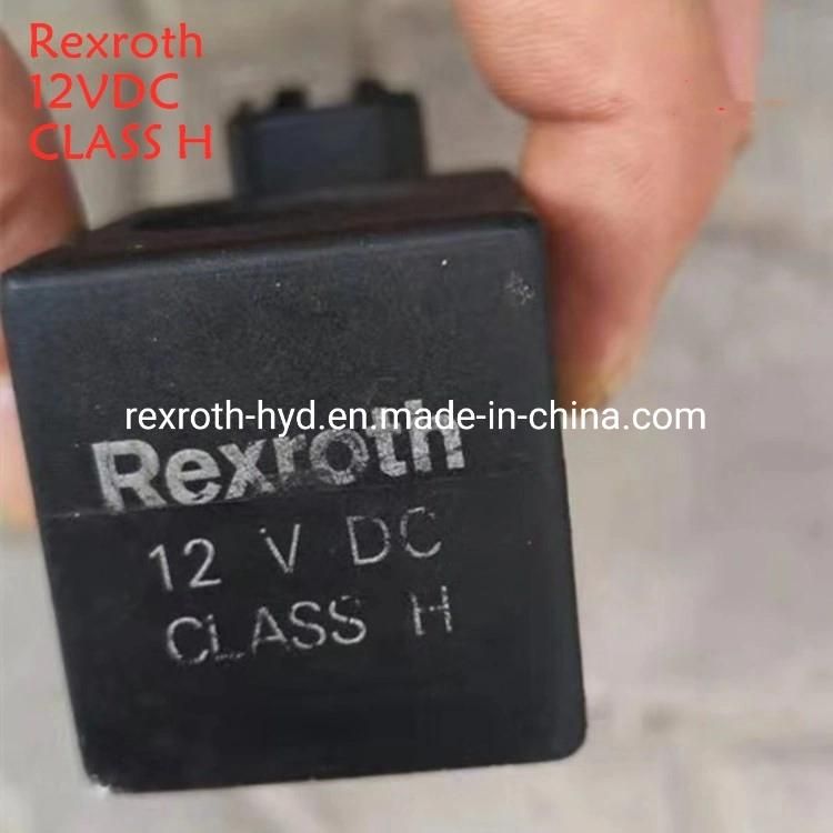 Coil Rexroth Solenoid Valve Coil Hydraulic Valve Coil 12VDC Class Hf 24 26 2-Hole Plug Weber-Hydraulik