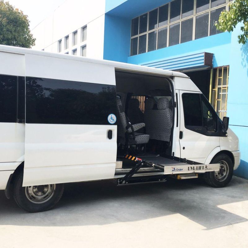 Hydraulic Lifting Platform Scissor Lift for Benz Sprinter to Help Wheelchair Occupant to Get on Vehicle