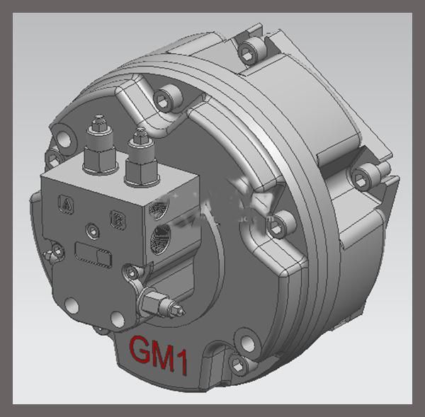 Sai Radial Piston Hydraulic Motor for Rail Machinery Piston Motor (GM2)