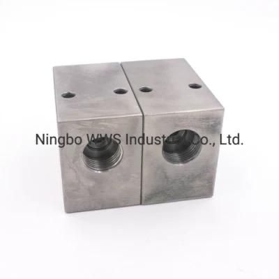 Customed Ultra Precision Hydraulic Manifold Block by CNC