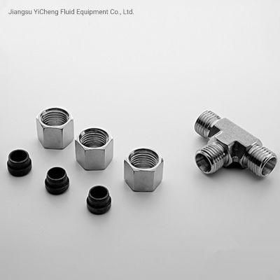 Parker Stainless Steel 316 3 Way Equal Union Tee for Tube Connect Tee Hydraulic Tube Fittings