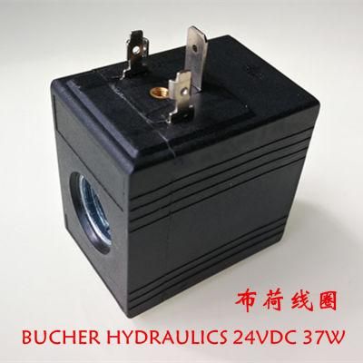 Bucher Coil Bucher Hydraulics 24VDC 22W Solenoid Valve 37W