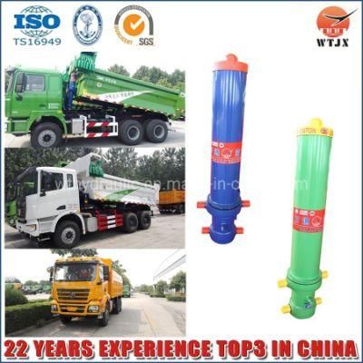 Front Mount 5stages Multistage Hydraulic Cylinder for Tipping Truck