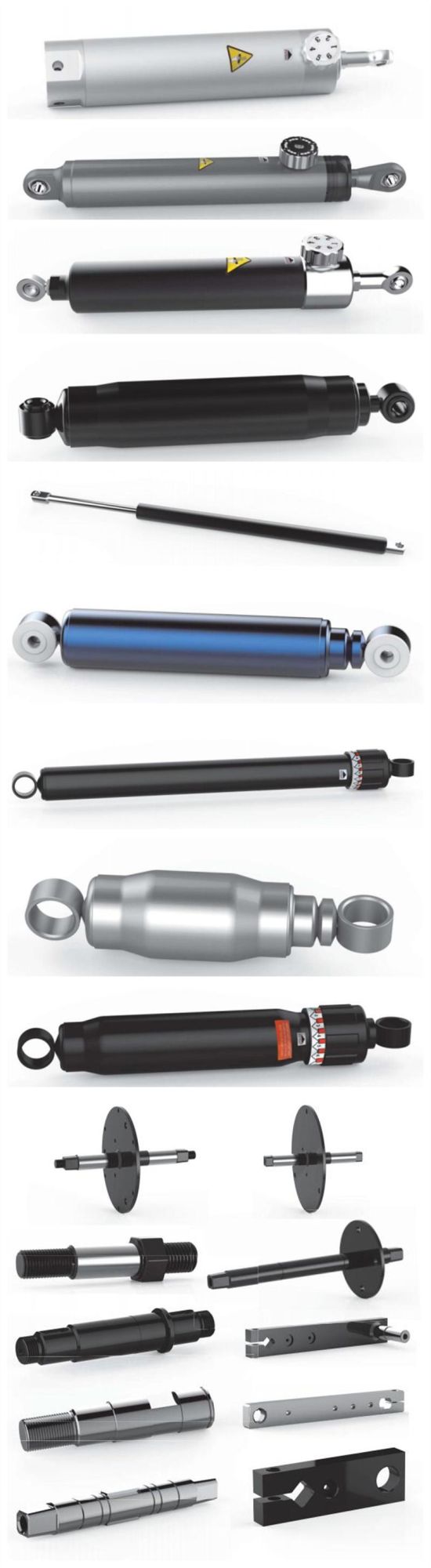 Commercial Adjustable Bidirectional Damping Hydraulic Cylinder