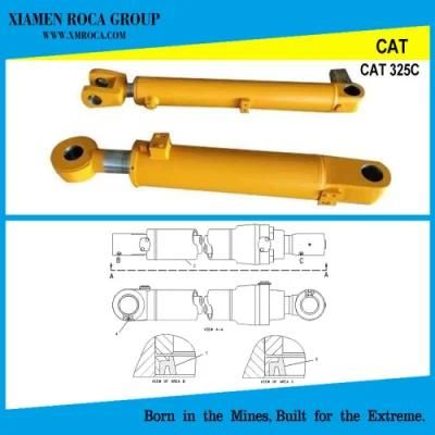 Excavator Hydraulic Cylinder Thumb Cylinder Hydraulic Arm Stick Bucket for Cat 325c Earthmoving Spare Parts