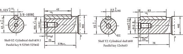 Shaft 40mm 151b3033 High Torque Omtw315 Hydraulic Motor Specifications for Forestry Engines
