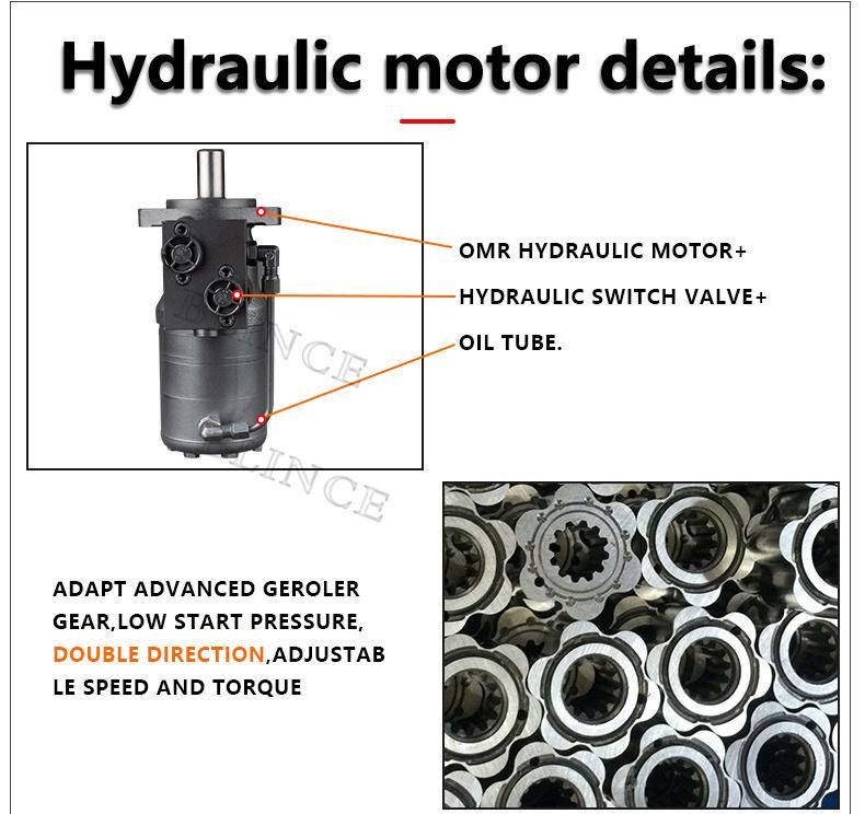OMR Hydraulic Motors with Integrated Brake 151-6461 Brake Motor