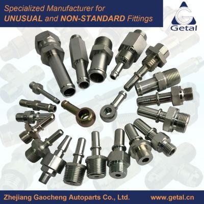 Yuhuan Manufacturer Hydraulic Fittings Tube to Hose Beaded Fittings