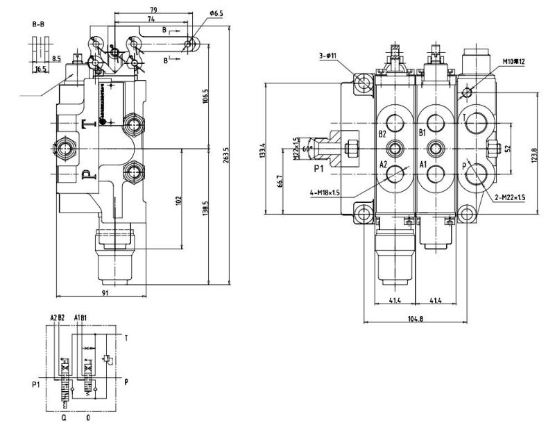 High Quality Hydraulic Flow Control Valve Zdf10-F15L-T/Oq