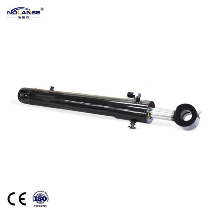 Customized Steel Casting Industry Heavy Duty Vehicle Single Piston Double Action Hydraulic Cylinder