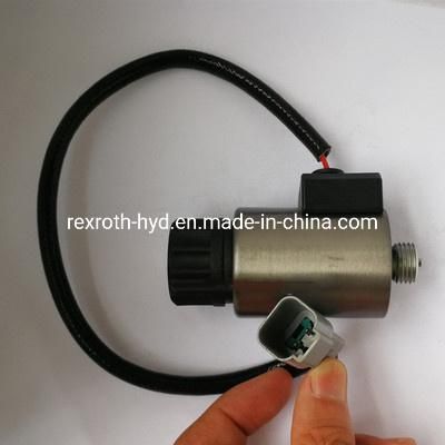 Excavator Oil Pump Coil Solenoid Valve Coil Hydraulic Valve Coil R902602641 24V 472881 PA6GS30 Displacement Electromagnet