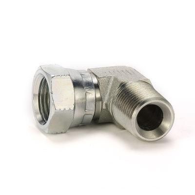 Hydraulic NPT Swivel Elbow Hose Adapter