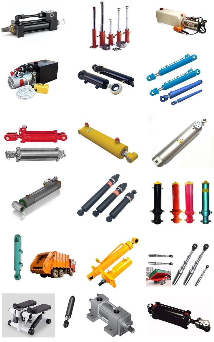 Carbon Steel Double Action Welded Hydraulic Piston Cylinder for Tower Crane